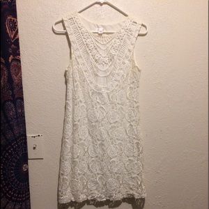 White Boho Dress.